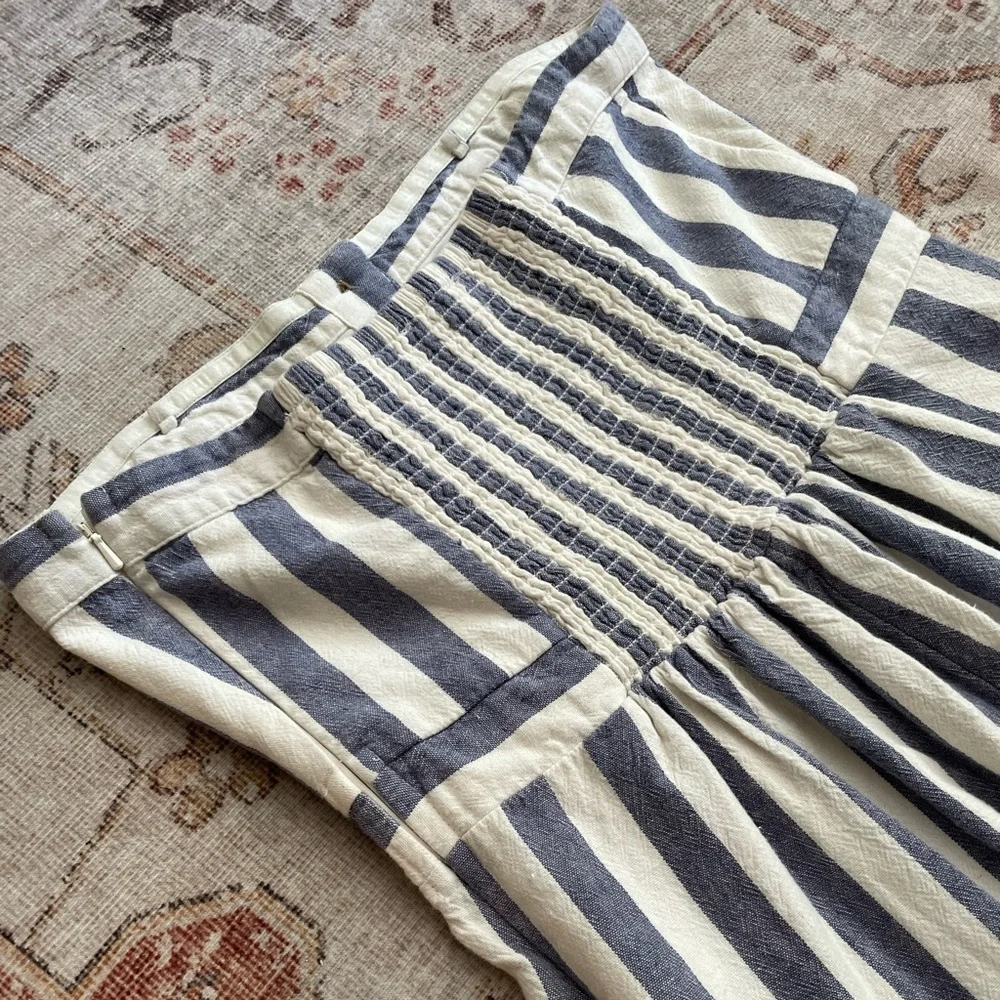 American Eagle striped strapless jumpsuit - Picture 8 of 8